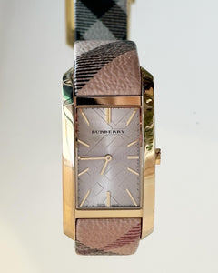 BURBERRY Swiss Made Sapphire Crystal Stainless Steel Watch