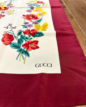 Load image into Gallery viewer, GUCCI Floral Print Silk Scarf

