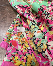 Load image into Gallery viewer, KENZO Multi Colour Floral Print Silk Scarf
