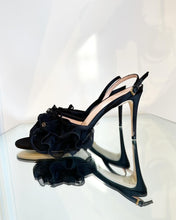 Load image into Gallery viewer, GUCCI Ruffle Embellished Slingback Sandals
