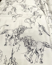 Load image into Gallery viewer, BURBERRY London England Unicorn Horse Silk Scarf
