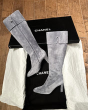 Load image into Gallery viewer, CHANEL Suede Calfskin High Boots
