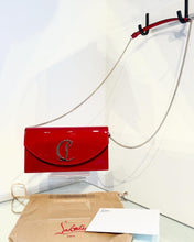 Load image into Gallery viewer, CHRISTIAN LOUBOUTIN Loubi54 Patent Leather Clutch Shoulder Crossbody Bag
