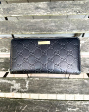 Load image into Gallery viewer, GUCCI Guccissima Zip Around Leather Wallet
