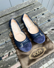Load image into Gallery viewer, TOD’S Leather Suede Ballet Flats
