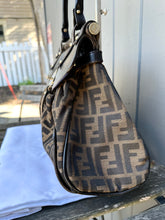Load image into Gallery viewer, FENDI Zucca Print Canvas Leather Handle Bag
