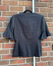 Load image into Gallery viewer, BOUTIQUE GIVENCHY Vintage Black Short Sleeve Top
