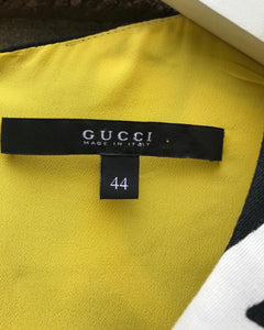 GUCCI Cotton Fitted S’less Sheath Dress
