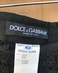 DOLCE & GABBANA Full Circle Crochet Midi Skirt