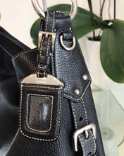Load image into Gallery viewer, PRADA Black Leather Slouchy Shoulder Bag

