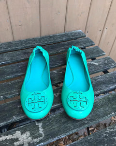 TORY BURCH Patent Leather Ballet Flats