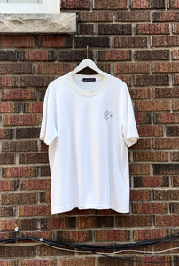 LOUIS VUITTON Signature Logo Cotton Short Sleeve T-Shirt