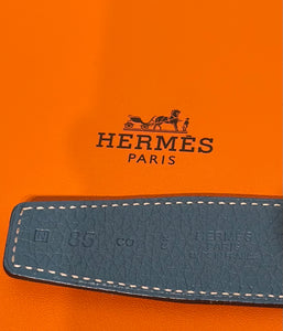 HERMÈS Double H Reversible Leather Belt