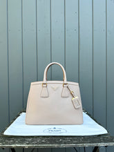 Load image into Gallery viewer, PRADA Parabole Saffiano Lux Leather Handle Tote
