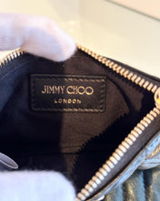 Load image into Gallery viewer, JIMMY CHOO Quilted Leather Key Coin Pouch
