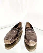 Load image into Gallery viewer, BRUNELLO CUCINELLI Leather Espadrille Flats
