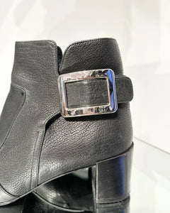 ROGER VIVIER Leather Ankle Boots