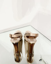 Load image into Gallery viewer, SALVATORE FERRAGAMO High Heel Leather Slides
