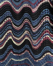 Load image into Gallery viewer, M MISSONI V-Neck Pattern Long Sleeve Midi Knit Dress
