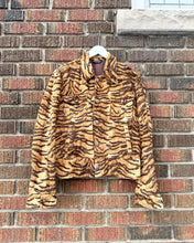 Load image into Gallery viewer, VERSUS GIANNI VERSACE Vintage Men’s Tiger Print Faux Fur Jacket
