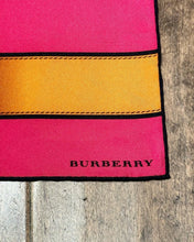 Load image into Gallery viewer, BURBERRY Square Silk Scarf
