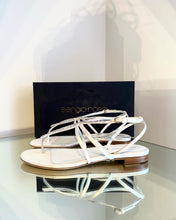 Load image into Gallery viewer, SERGIO ROSSI Thong Strap Satin Sandals
