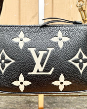 Load image into Gallery viewer, LOUIS VUITTON Bicolour Monogram Empreinte Leather Mini Pochette
