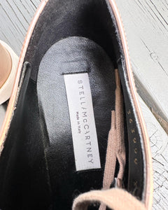 STELLA MCCARTNEY Faux Leather Elyse Star Platform Sneakers