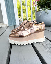 Load image into Gallery viewer, STELLA MCCARTNEY Faux Leather Elyse Star Platform Sneakers
