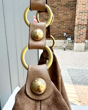 Load image into Gallery viewer, LANVIN Suede Large Slouchy Hobo Bag
