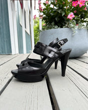 Load image into Gallery viewer, YSL Platform High Heel Leather Sandals
