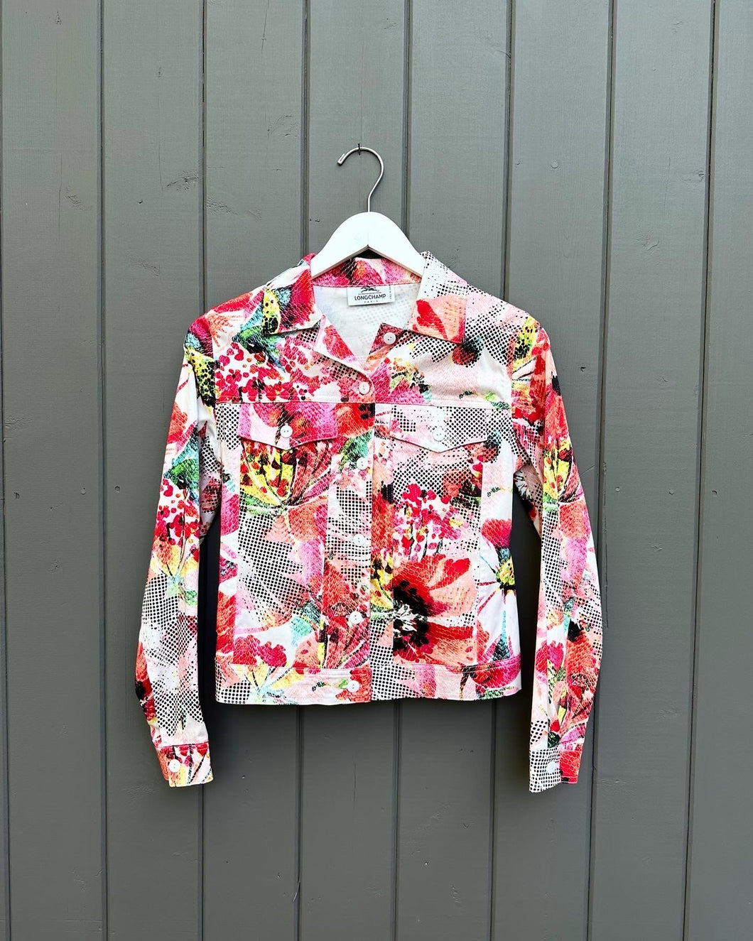 LONGCHAMP Multi Colour Floral Print Sports Jacket