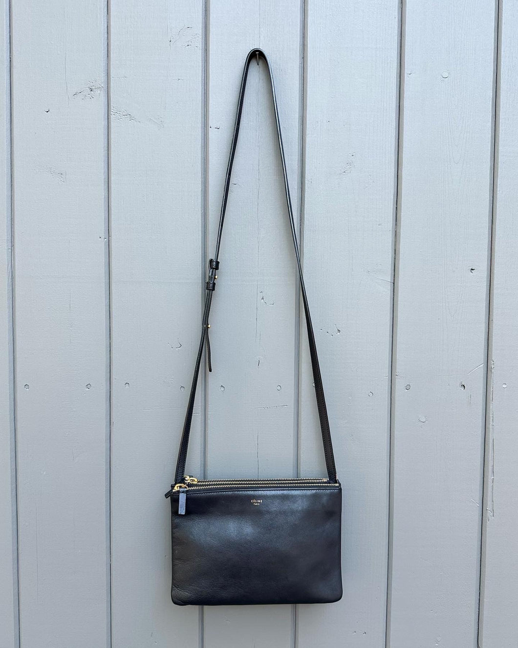 CELINE Trio Shoulder Crossbody Bag – Susannah Designer Consignment