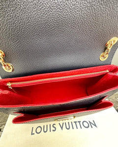 LOUIS VUITTON Marine Rouge Monogram Empreinte Leather Vavin PM Bag