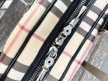 Load image into Gallery viewer, BURBERRY Nova Check Coated Canvas Leather Handle Bag
