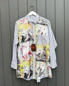 ETRO Floral Print Silk Shirt