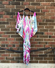 Load image into Gallery viewer, CHRISTIAN DIOR Boutique Paris Multi Colour Print Silk Midi Dress

