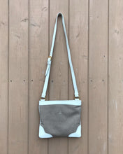 Load image into Gallery viewer, PRADA Logo Canvas Leather Crossbody Bag
