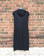 Load image into Gallery viewer, MAX MARA Black Wool Cap Sleeve Dress
