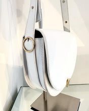 Load image into Gallery viewer, VICTORIA BECKHAM Half Moon Box Leather Shoulder/ Crossbody Bag
