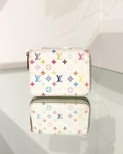 Load image into Gallery viewer, LOUIS VUITTON Monogram White Multi Colour Zippy Coin Wallet
