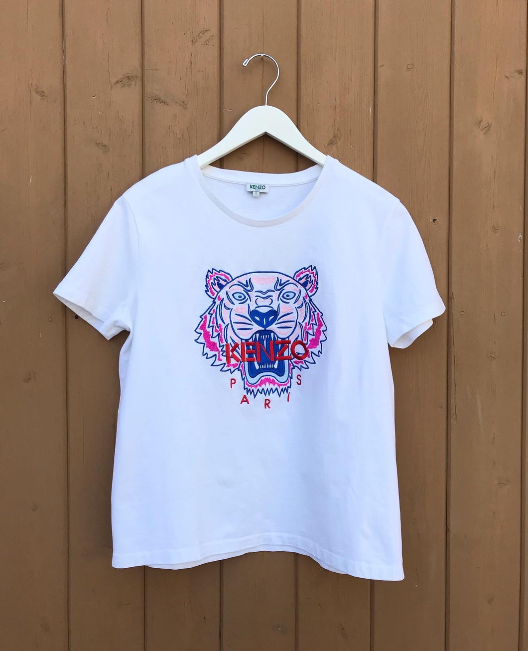 KENZO Paris Tiger Face Cotton T-Shirt