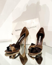 Load image into Gallery viewer, MANOLO BLAHNIK Leather High Heel Sandals
