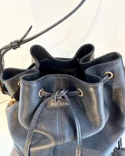 Load image into Gallery viewer, ALEXANDER MCQUEEN Padlock Skull Leather Bucket Bag
