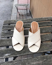 Load image into Gallery viewer, SEE BY CHLOE Crisscross Studded Leather Mules
