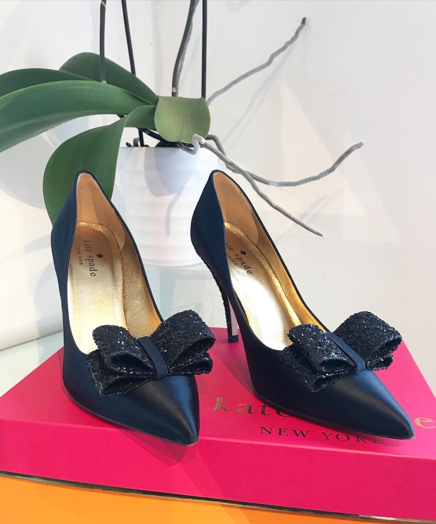 Kate Spade Brown Satin Bow fabric Slingback Sandal Heels Shoes 6.5 B | eBay