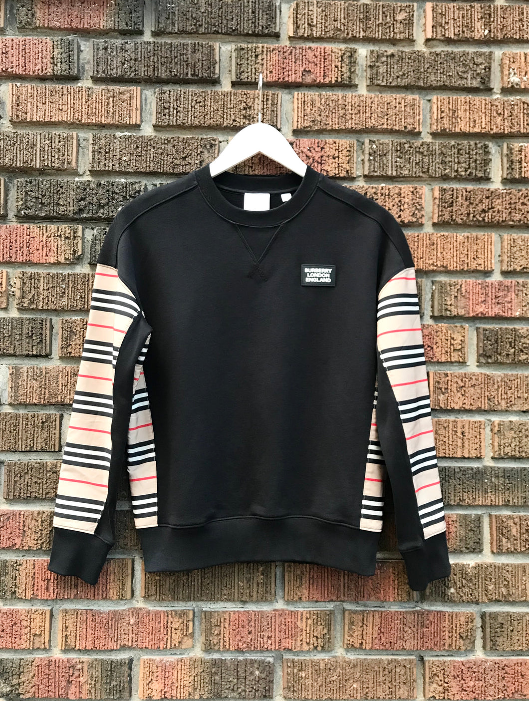 BURBERRY Stripe Panelled Sweatshirt