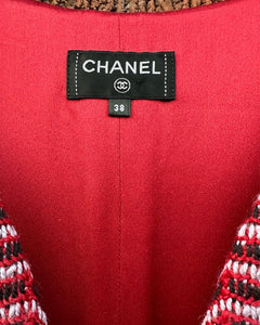 CHANEL Tweed V-Neck Jumpsuit