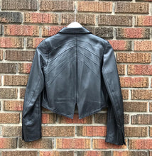 Load image into Gallery viewer, SEVEN EIGHTY Black Leather Jacket
