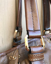Load image into Gallery viewer, Vintage BURBERRY Brown Leather Shoulder Bag
